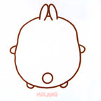 Productafbeelding Molang - Smile Dames T-shirt Wit