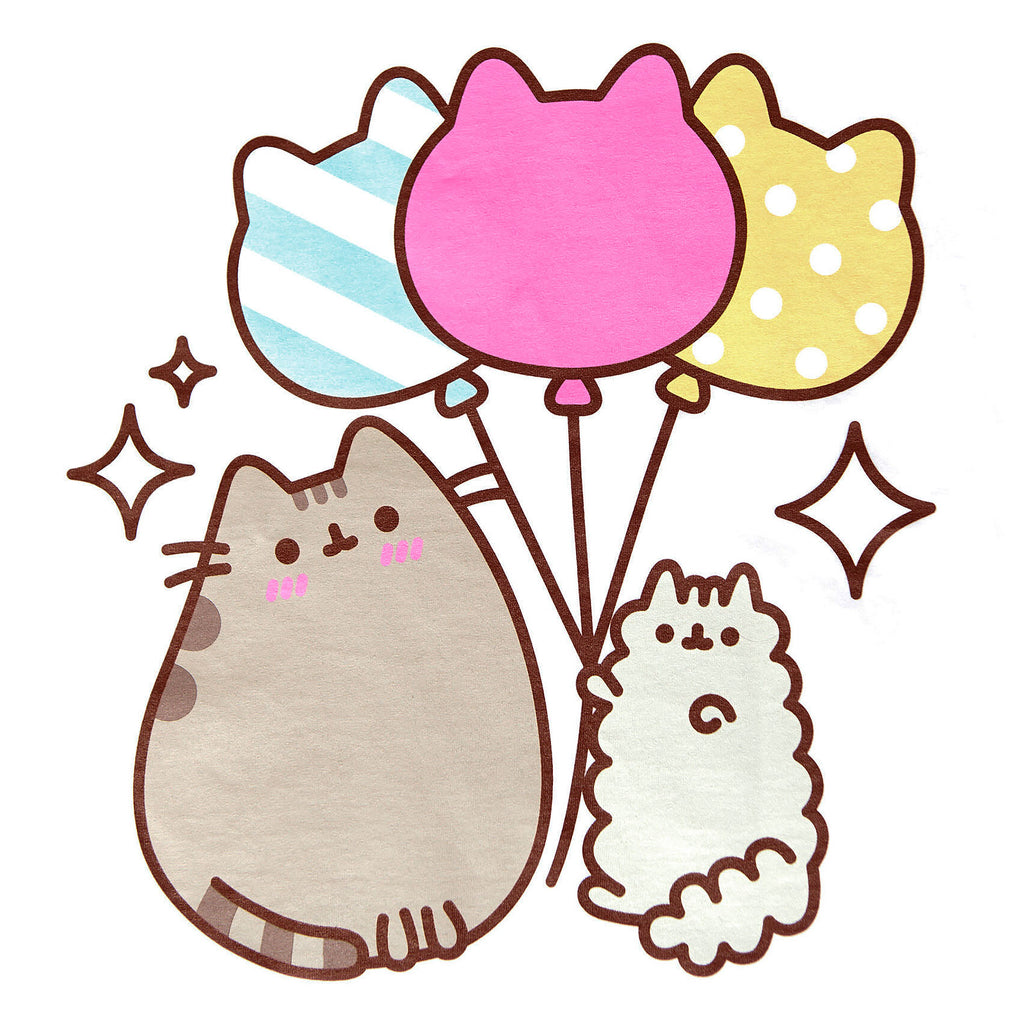 Produktbild Pusheen - Balloons T-Shirt Damen weiß