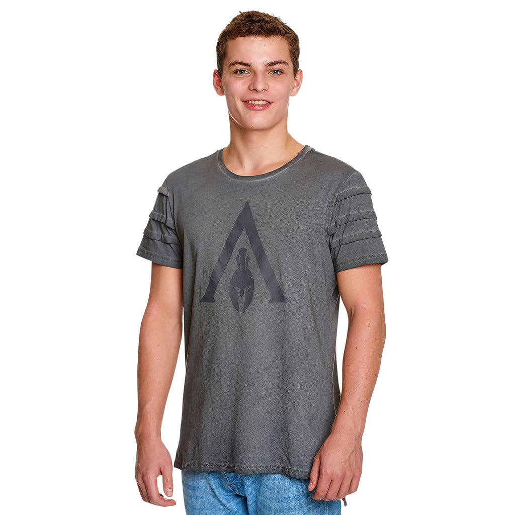 Image produit Assassins Creed - T-shirt logo Odyssey gris