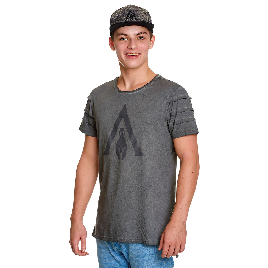 Image produit Assassins Creed - T-shirt logo Odyssey gris