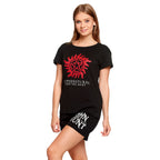 Image produit Supernatural - Pyjama court pour femmes avec symbole anti-possession