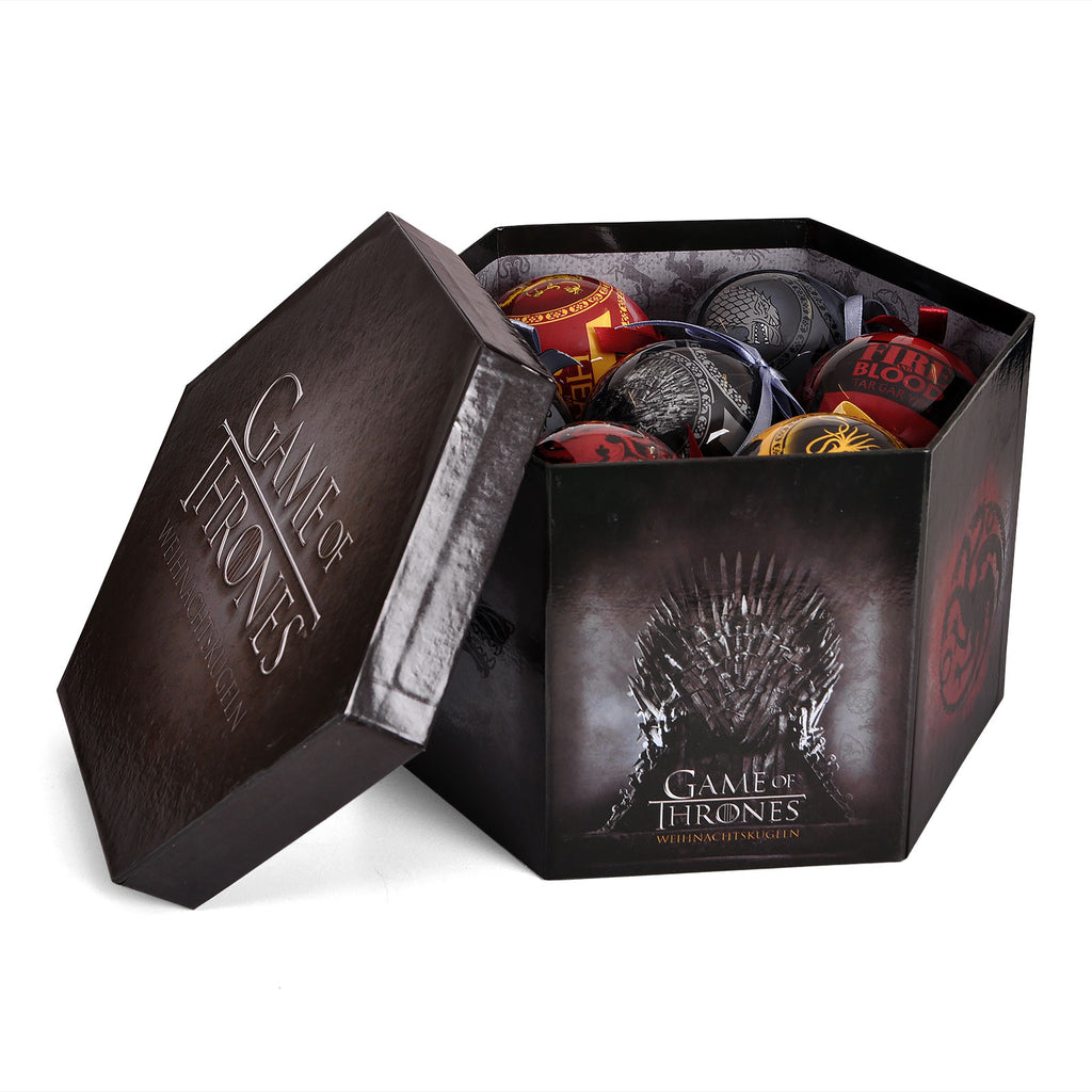 Produktbild Game of Thrones - Wappen Weihnachtsbaumkugeln 14tlg