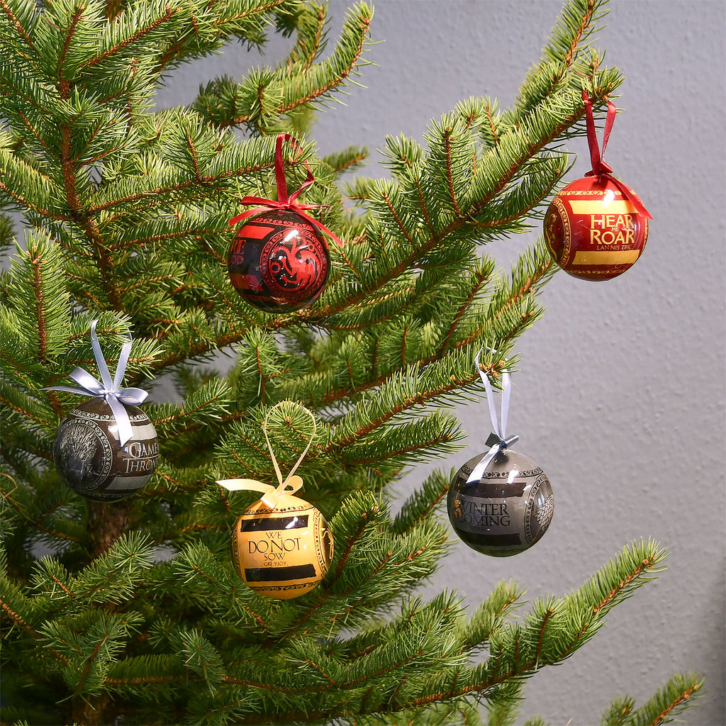 Produktbild Game of Thrones - Wappen Weihnachtsbaumkugeln 14tlg