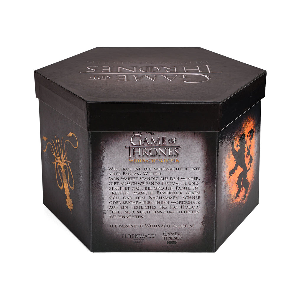 Produktbild Game of Thrones - Wappen Weihnachtsbaumkugeln 14tlg