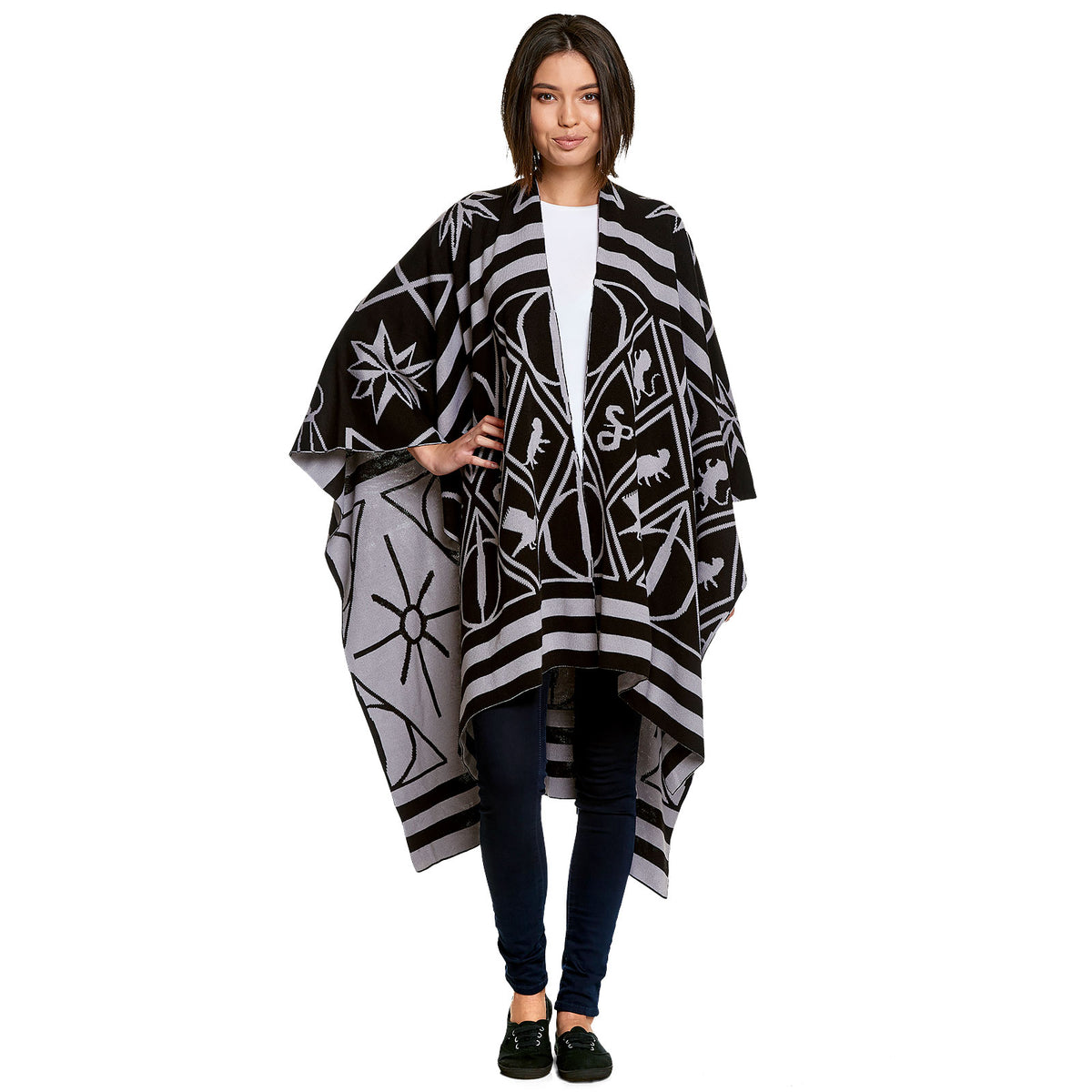 Productafbeelding Harry Potter - Magische Symbolen Poncho