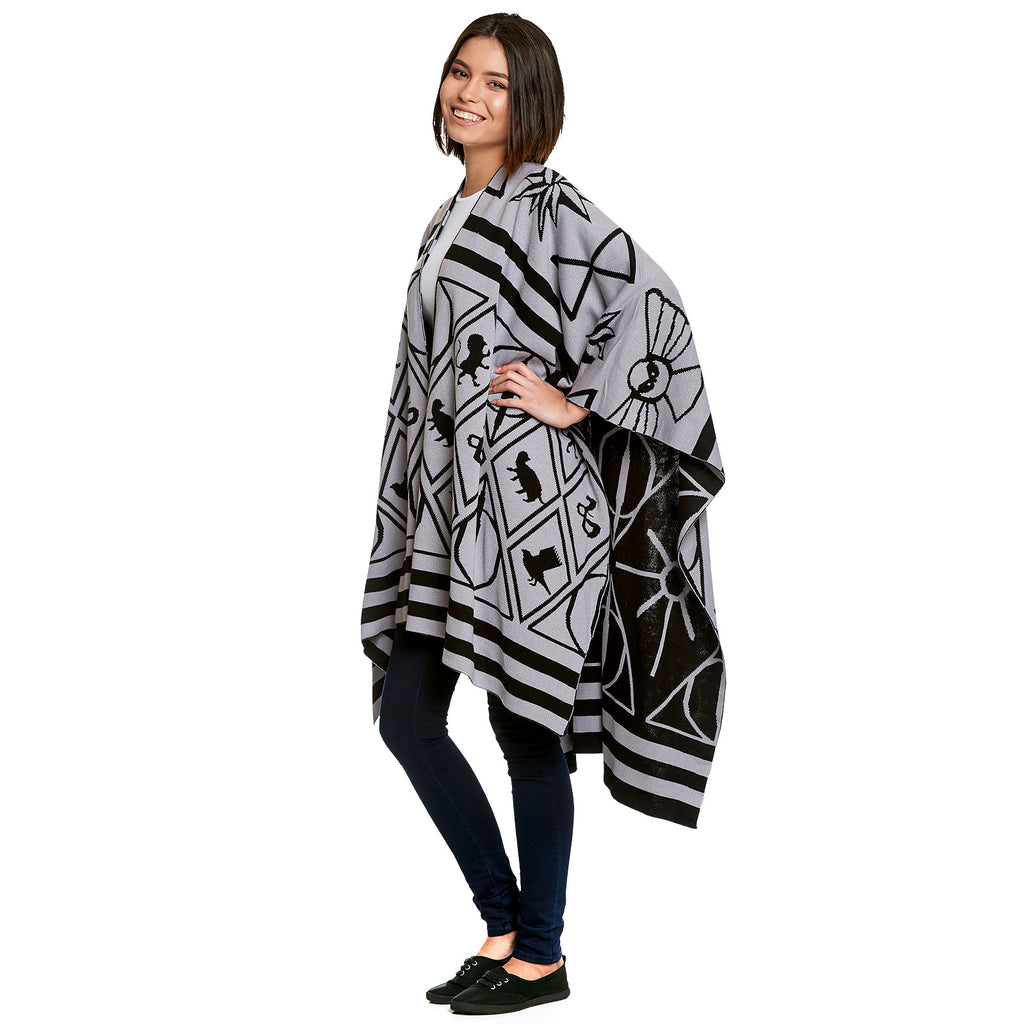 Productafbeelding Harry Potter - Magische Symbolen Poncho
