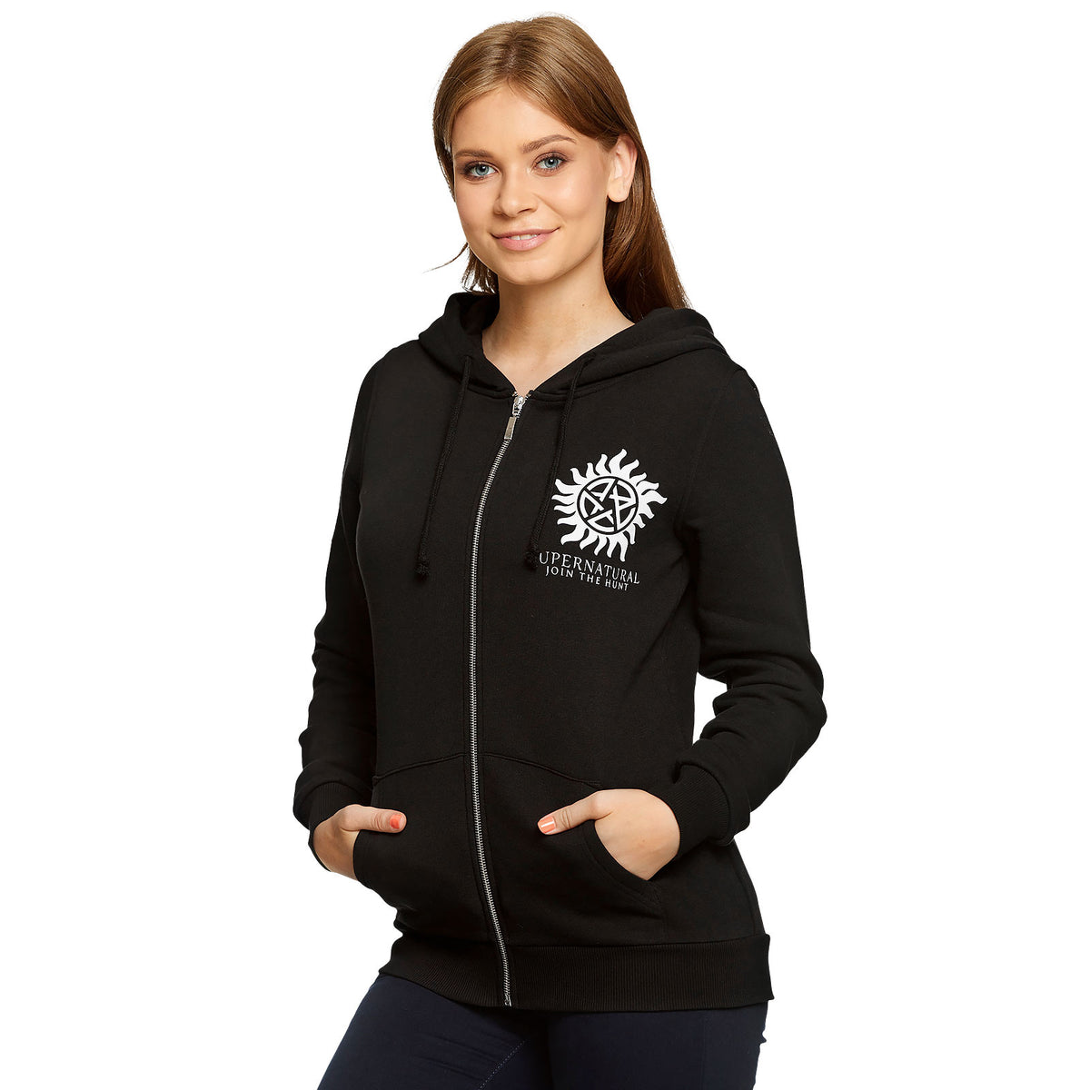 Image produit Supernatural - Sauver les gens Chasser les choses Sweat à capuche pour femmes
