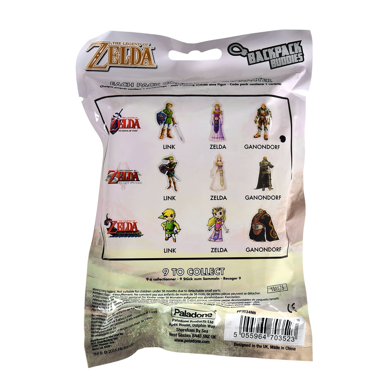 Image produit Zelda - Figurine Pendentif Mystère Backpack Buddies