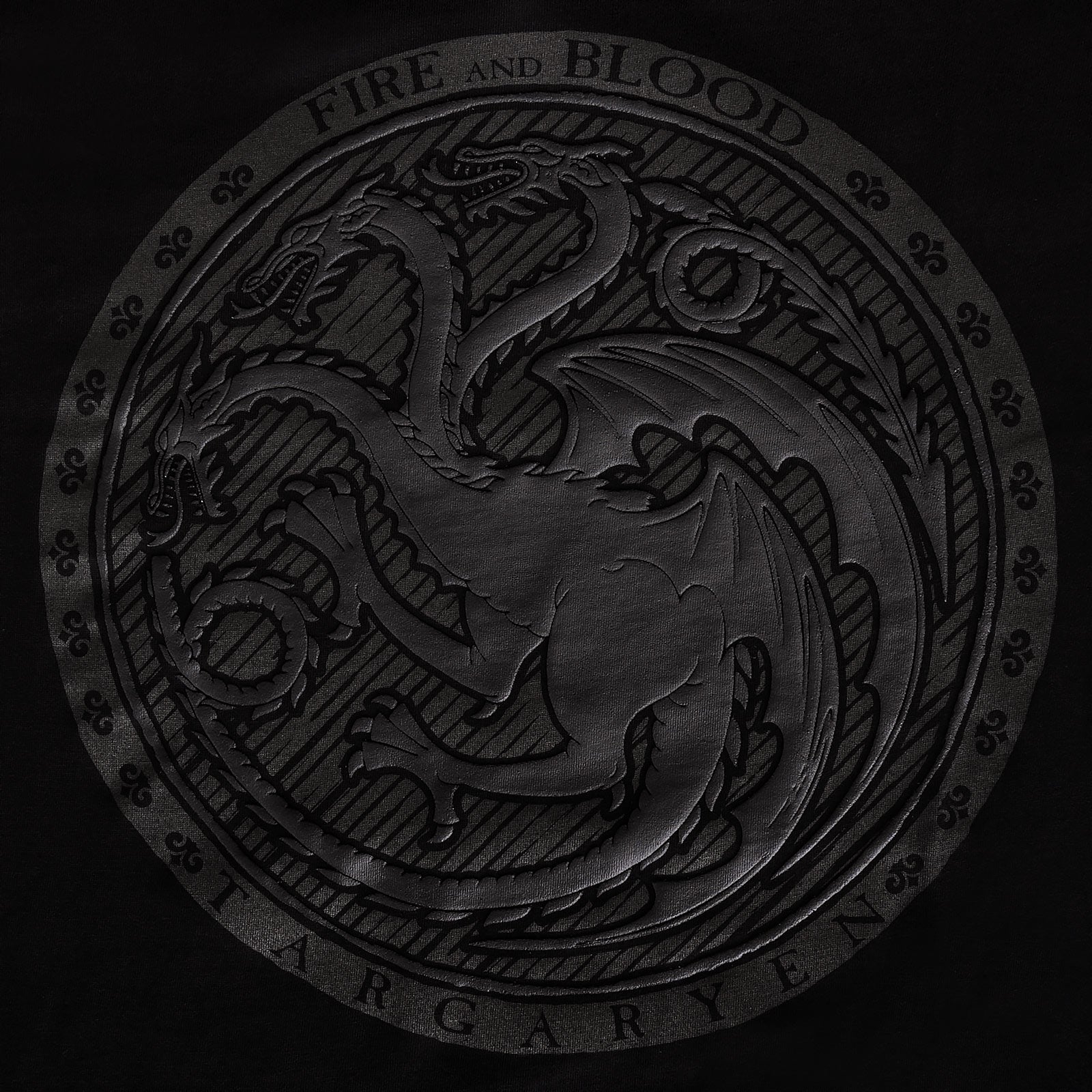 Produktbild Game of Thrones - Dark Targaryen 3D Logo T-Shirt schwarz
