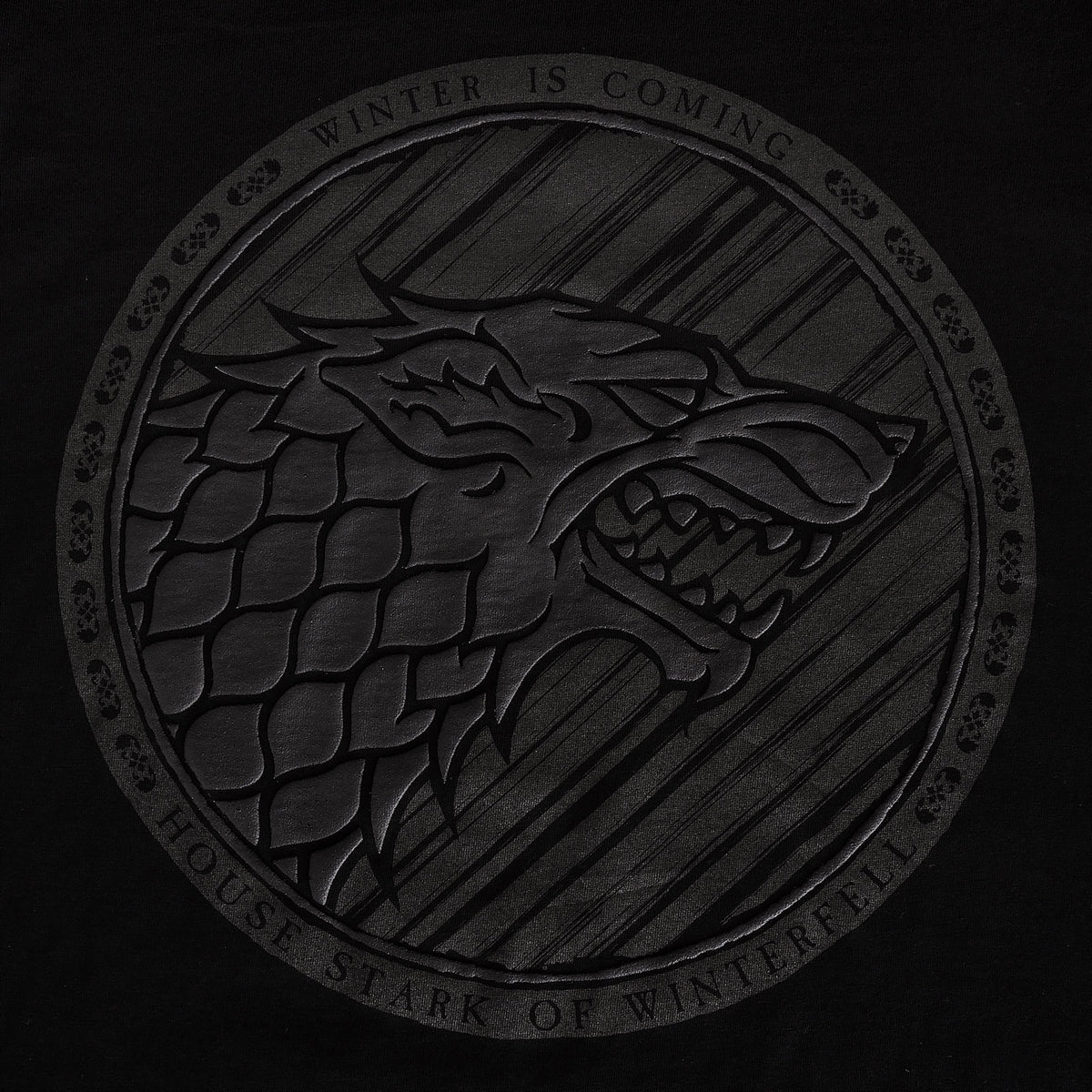 Produktbild Game of Thrones - Dark Stark 3D Logo T-Shirt schwarz
