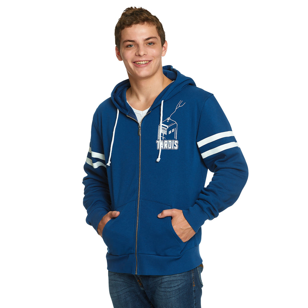 Productafbeelding Doctor Who - Tardis Hoodie blauw
