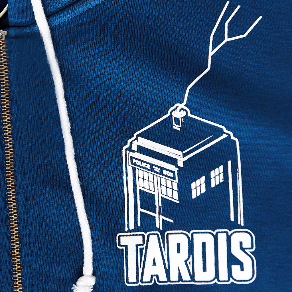 Productafbeelding Doctor Who - Tardis Hoodie blauw