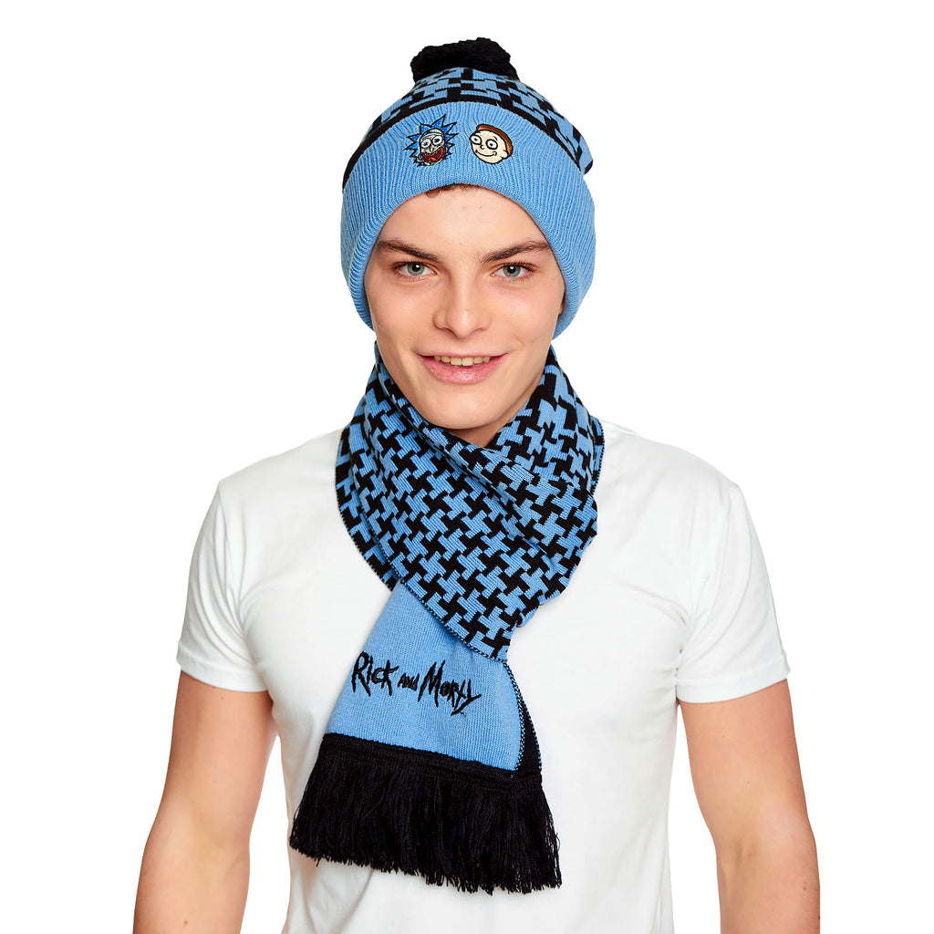 Image produit Ensemble bonnet et écharpe Rick et Morty