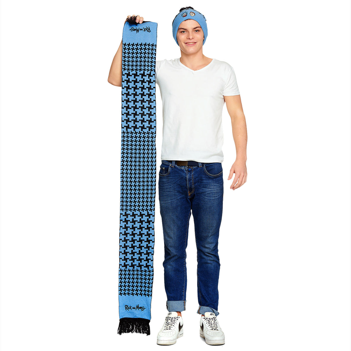 Image produit Ensemble bonnet et écharpe Rick et Morty