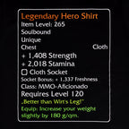 Produktbild Level-120-Item Legendary Hero T-Shirt schwarz