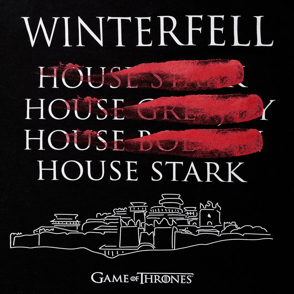 Image produit Game of Thrones - T-shirt noir des dirigeants de Winterfell