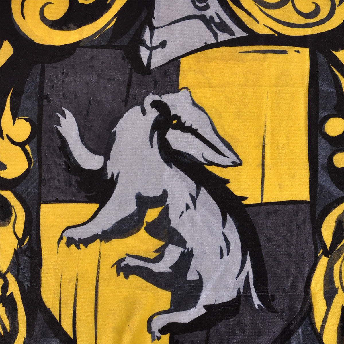 Produktbild Harry Potter - Hufflepuff Wappen Strandtuch