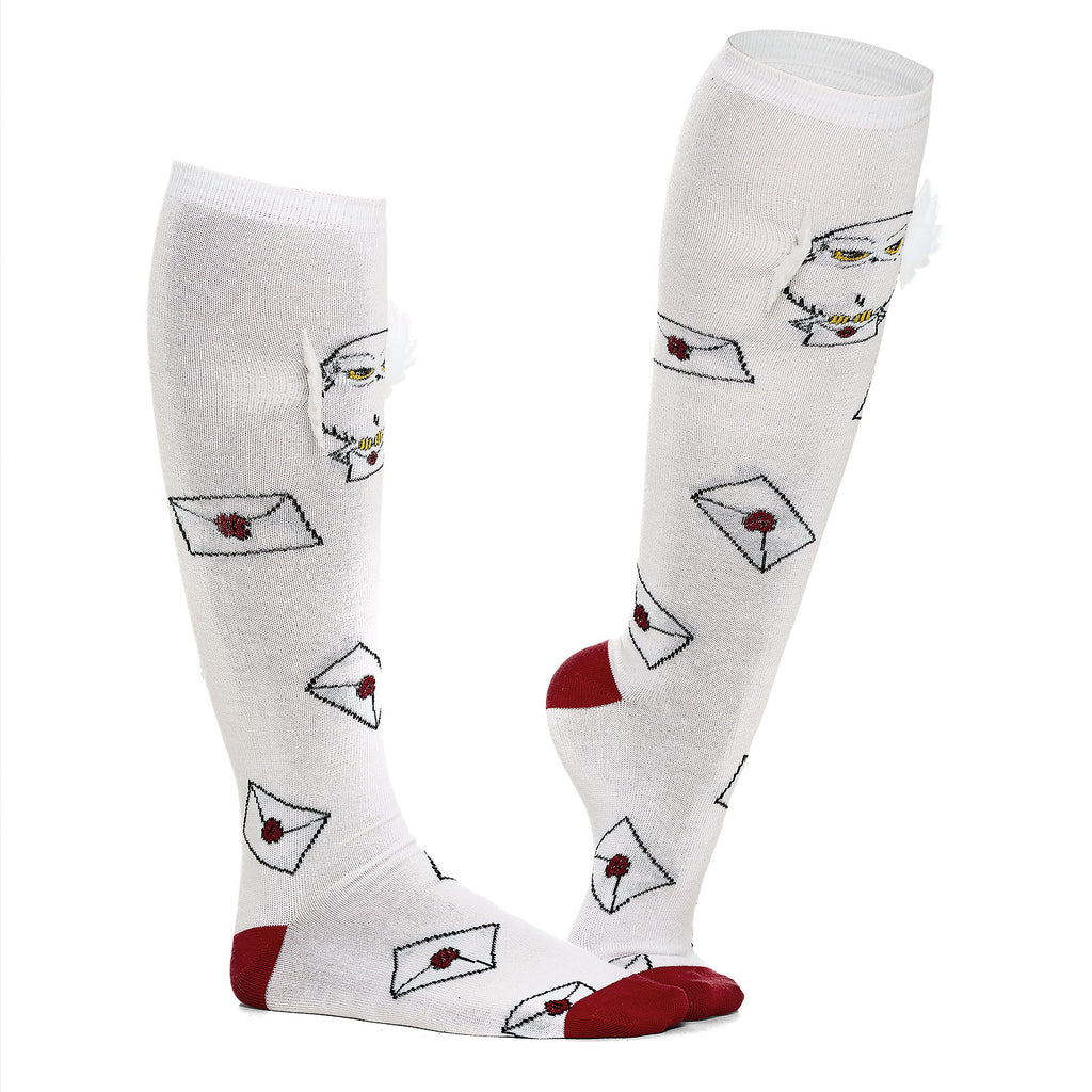 Image produit Harry Potter - Chaussettes Hautes Hedwig Blanches