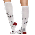 Image produit Harry Potter - Chaussettes Hautes Hedwig Blanches