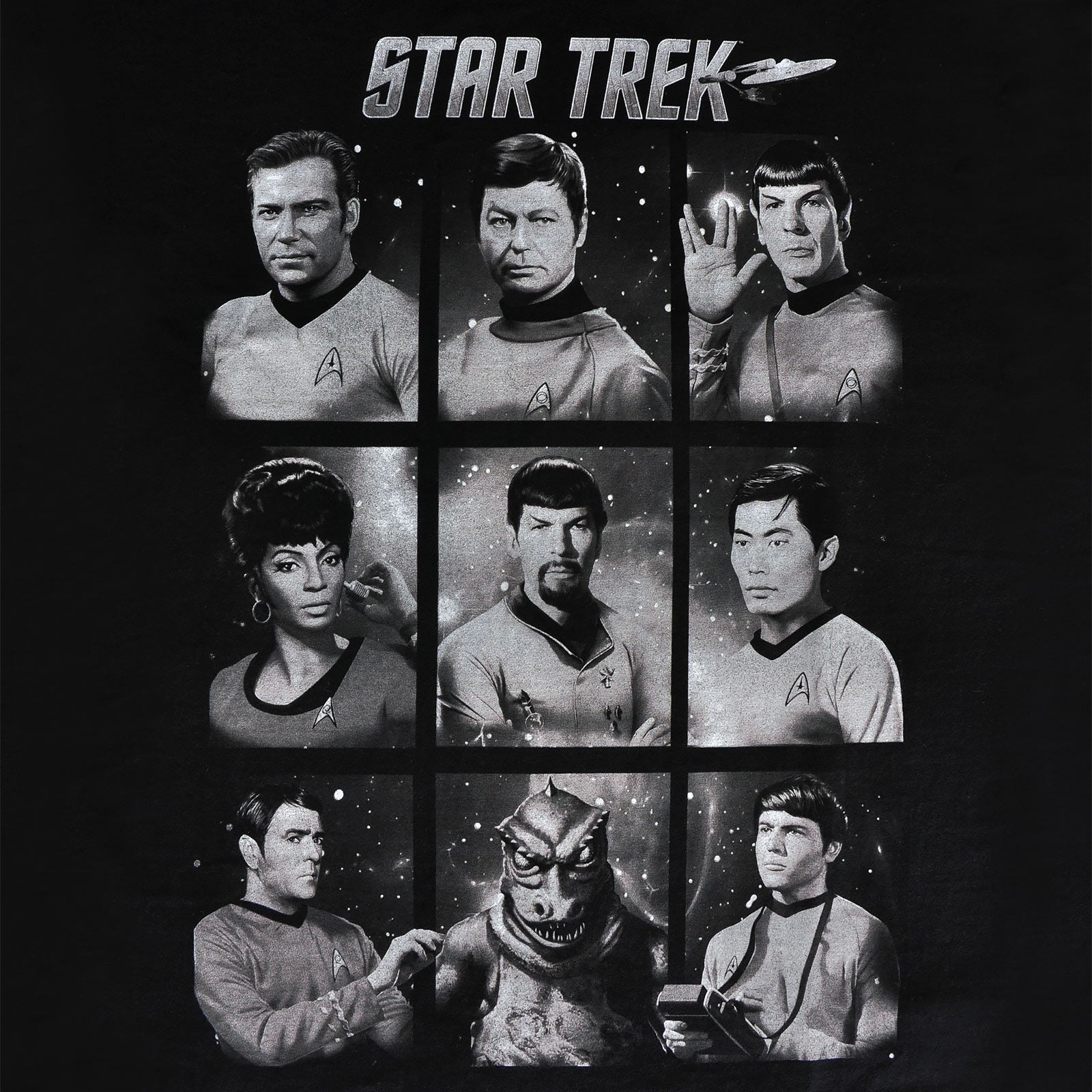 Produktbild Star Trek - Characters T-Shirt schwarz