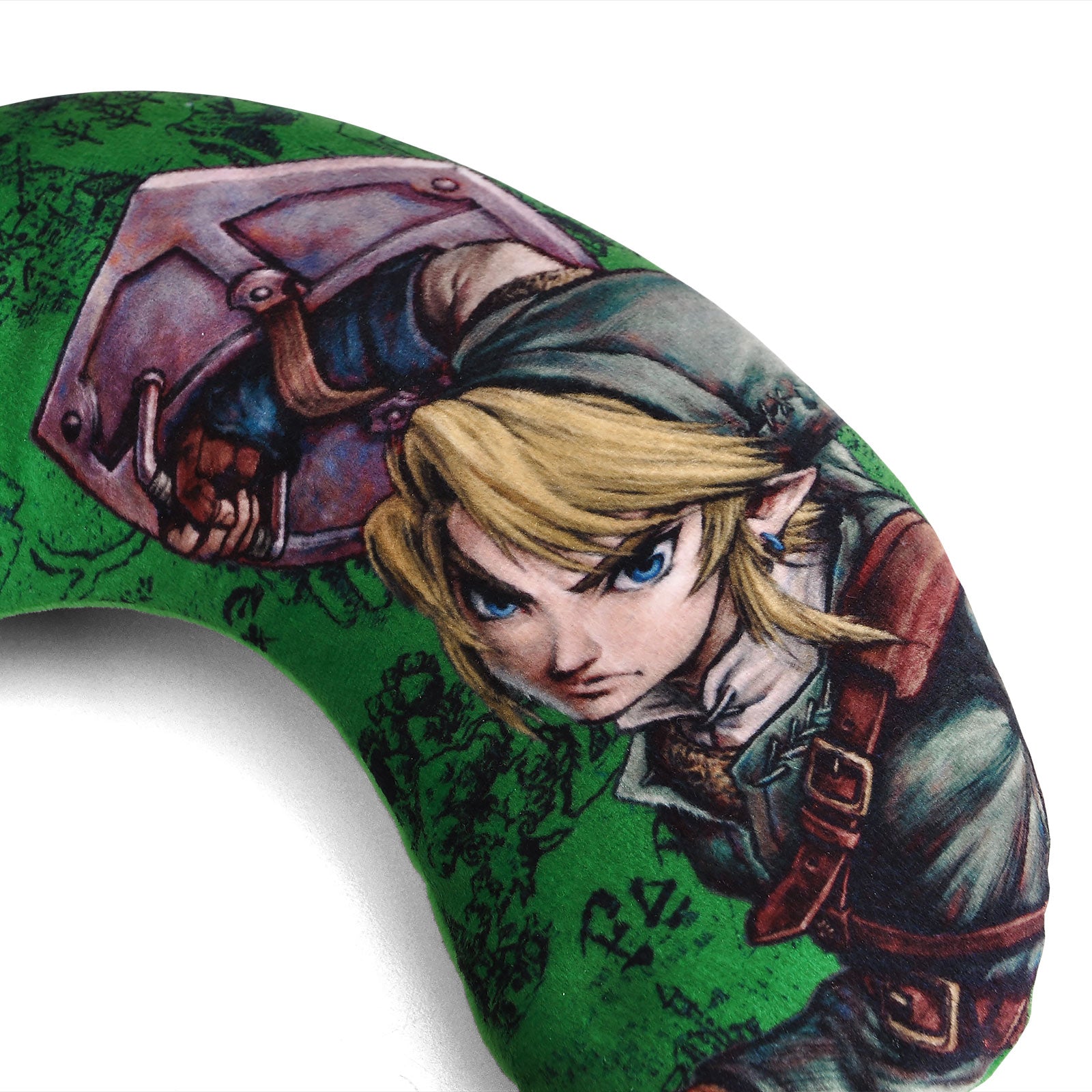 Image produit Zelda - Coussin de cou Link vert