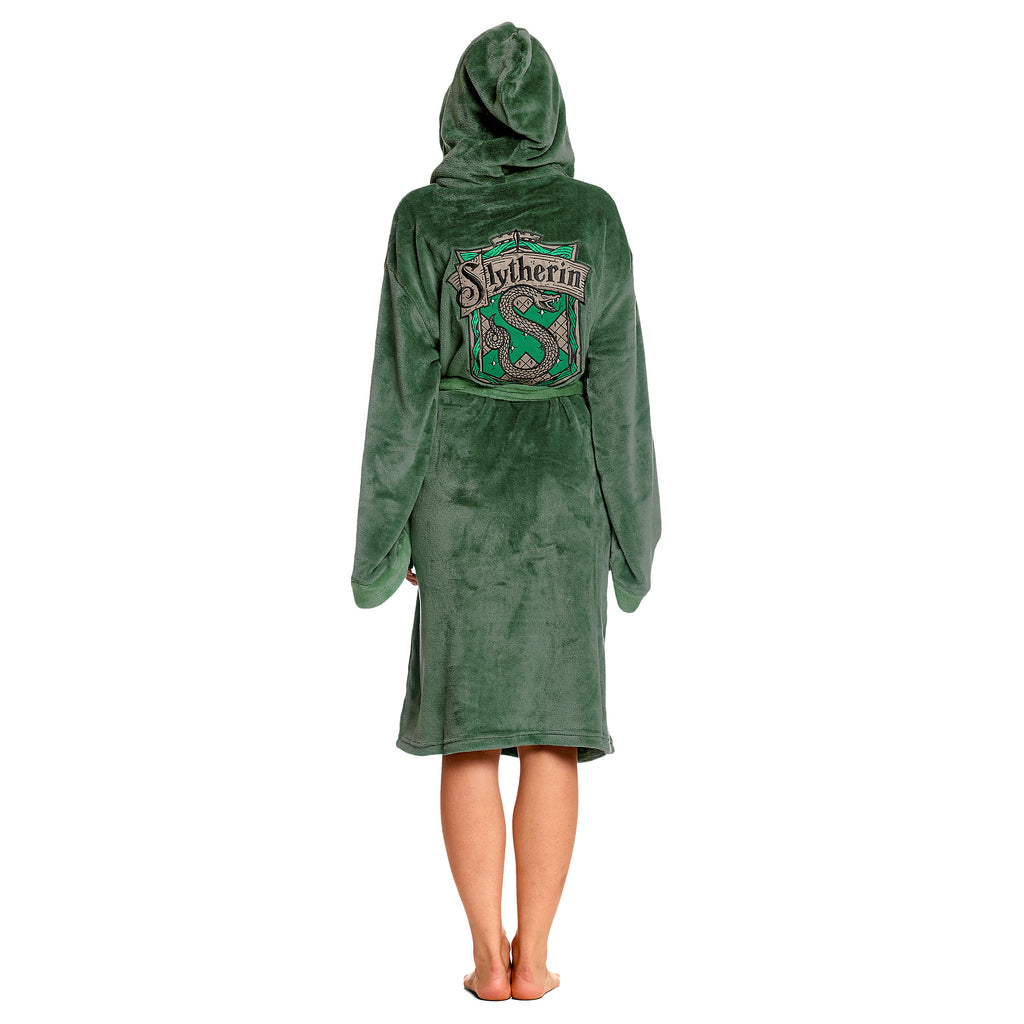 Produktbild Harry Potter - Slytherin Wappen Bademantel grün