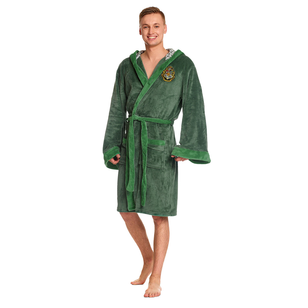 Produktbild Harry Potter - Slytherin Wappen Bademantel grün