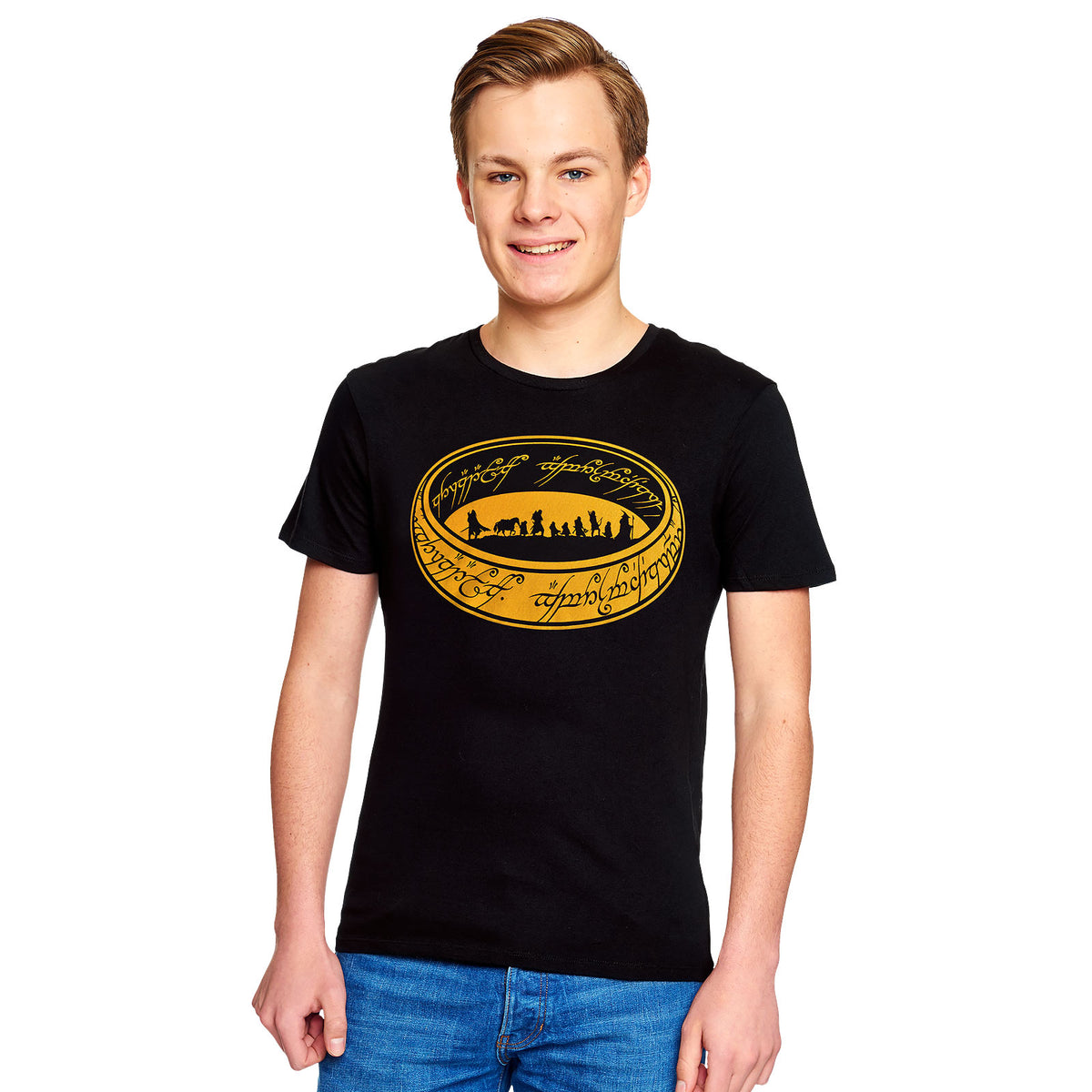 Productafbeelding Heer der Ringen - Gezellen van de Ring T-Shirt zwart