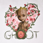 Image produit Les Gardiens de la Galaxie - T-shirt pour femmes Baby Groot Heart blanc