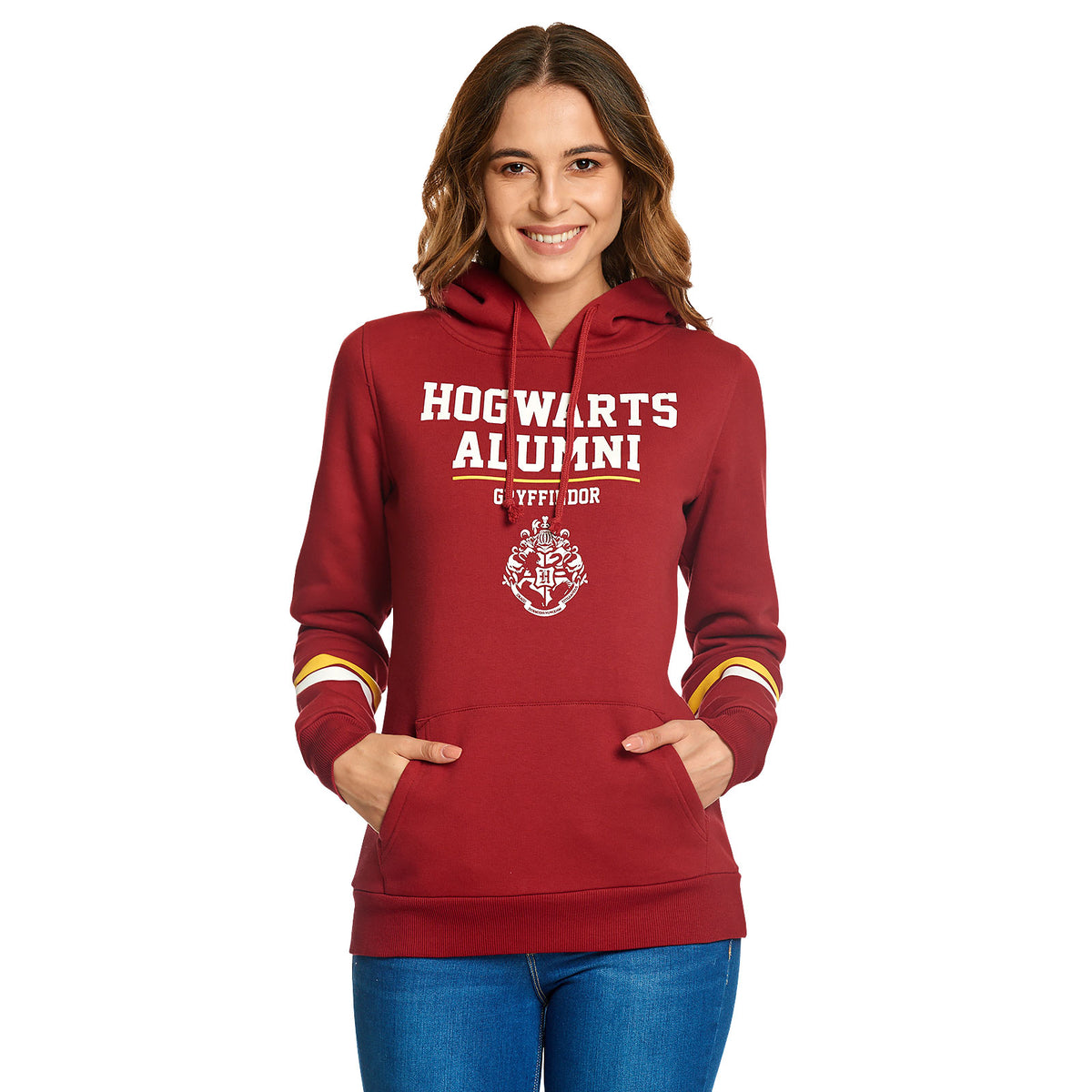 Productafbeelding Harry Potter - Gryffindor Hogwarts Alumni Hoodie Dames Rood