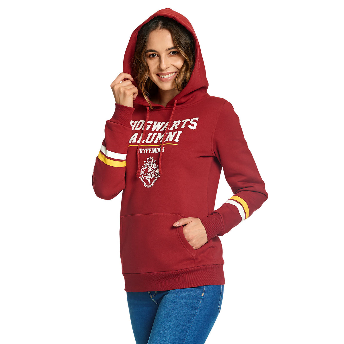 Productafbeelding Harry Potter - Gryffindor Hogwarts Alumni Hoodie Dames Rood