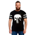 Image produit Punisher - T-shirt logo crâne avec impression sur manche noir