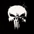 Image produit Punisher - T-shirt logo crâne avec impression sur manche noir
