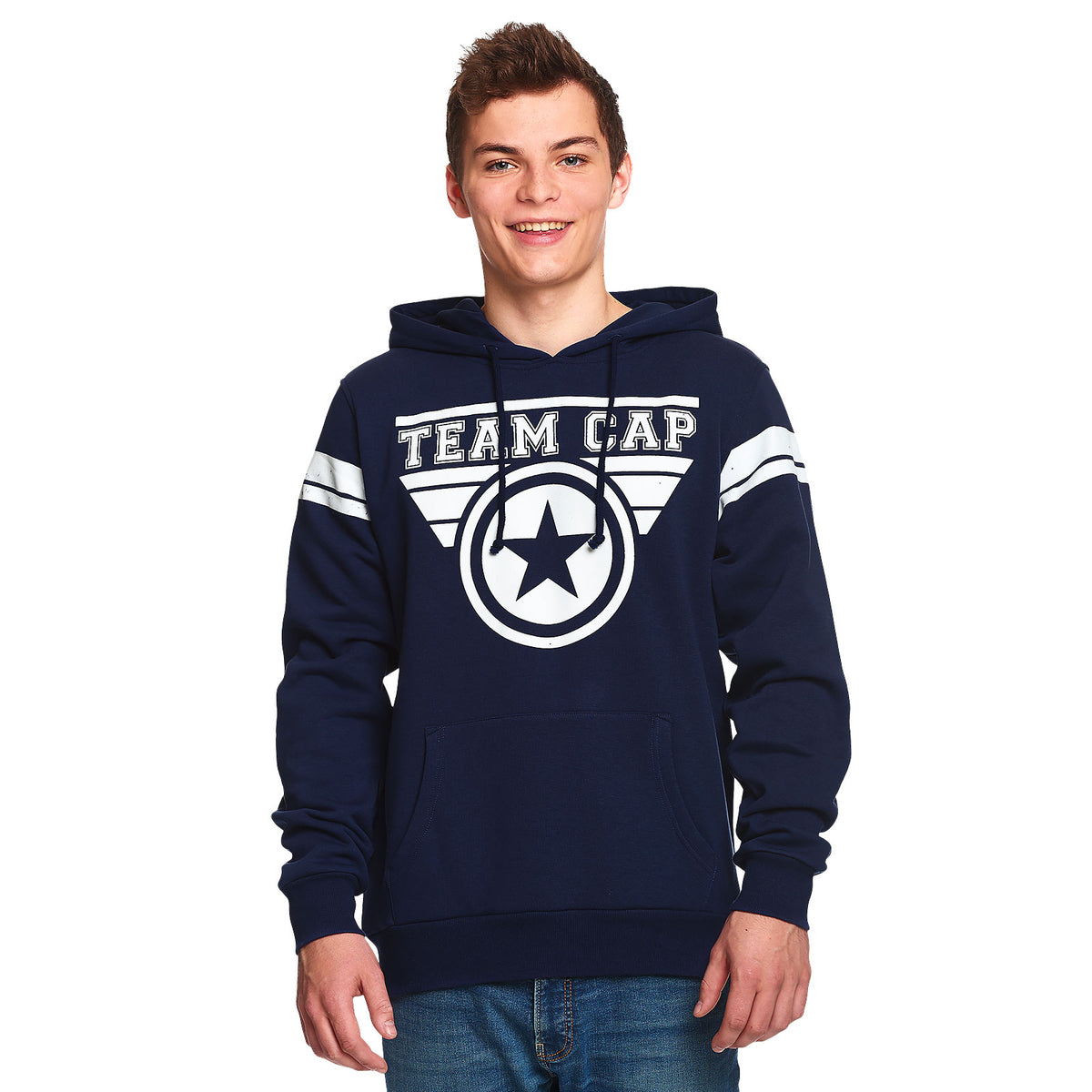 Productafbeelding Captain America - Team Cap Hoodie Blauw