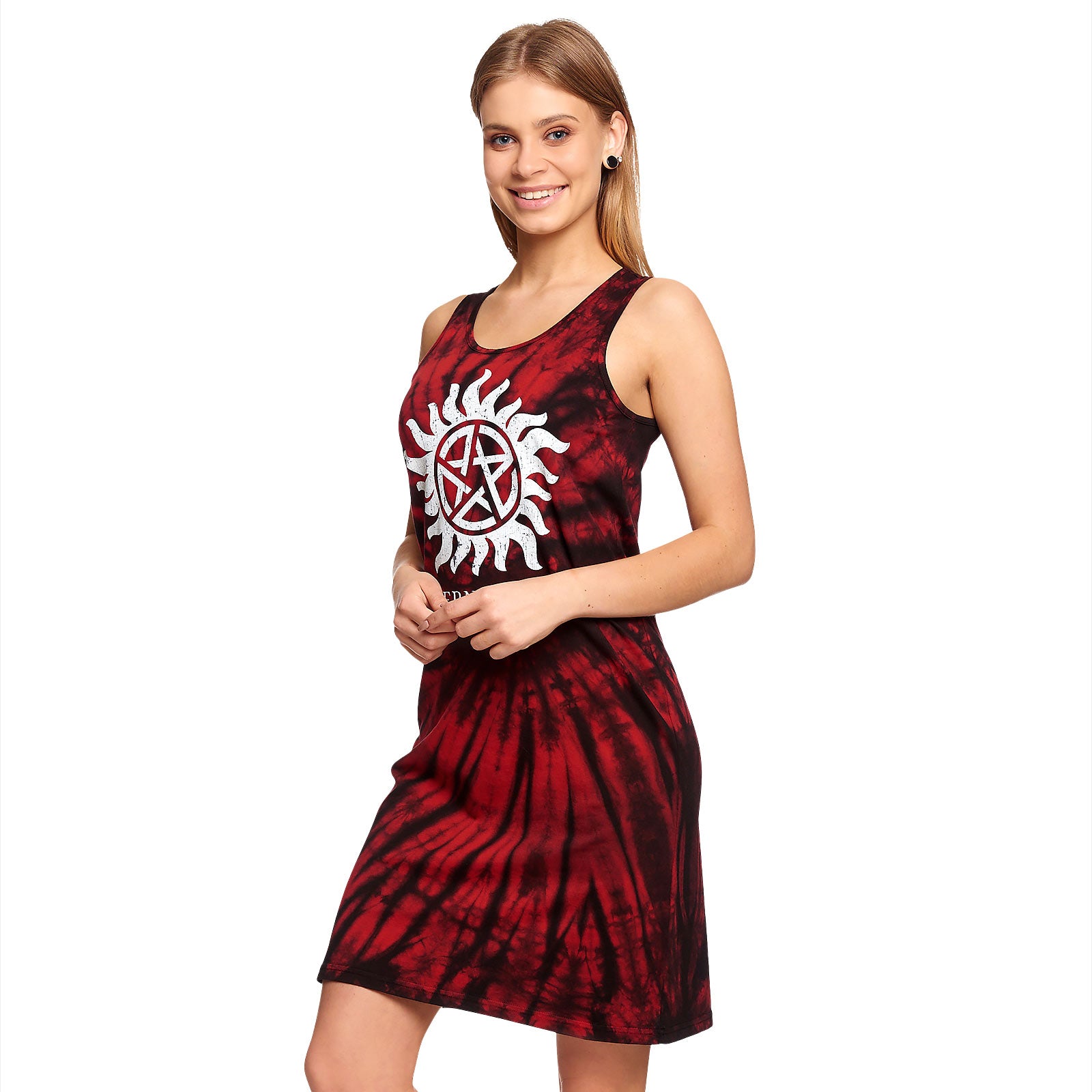 Productafbeelding Supernatural - Anti Possession Symbool Batik Mini Jurk