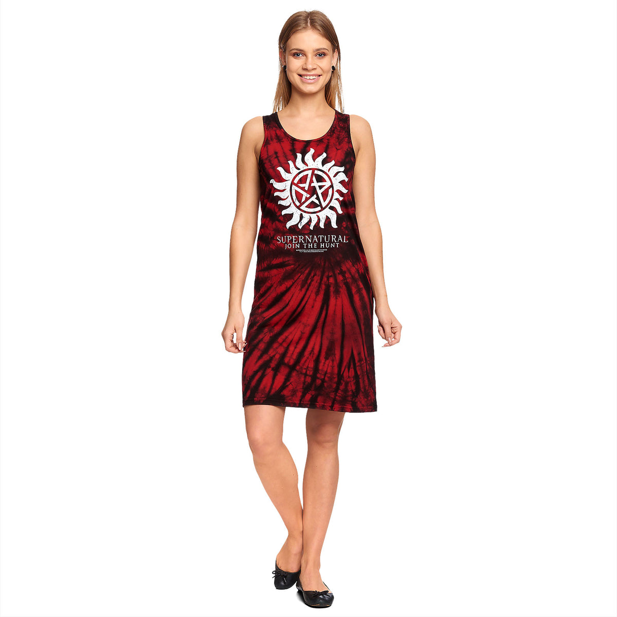 Productafbeelding Supernatural - Anti Possession Symbool Batik Mini Jurk