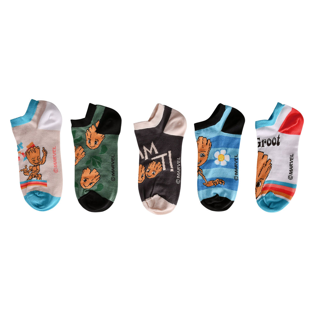 Image produit Gardiens de la Galaxie - Ensemble de 5 chaussettes Baby Groot
