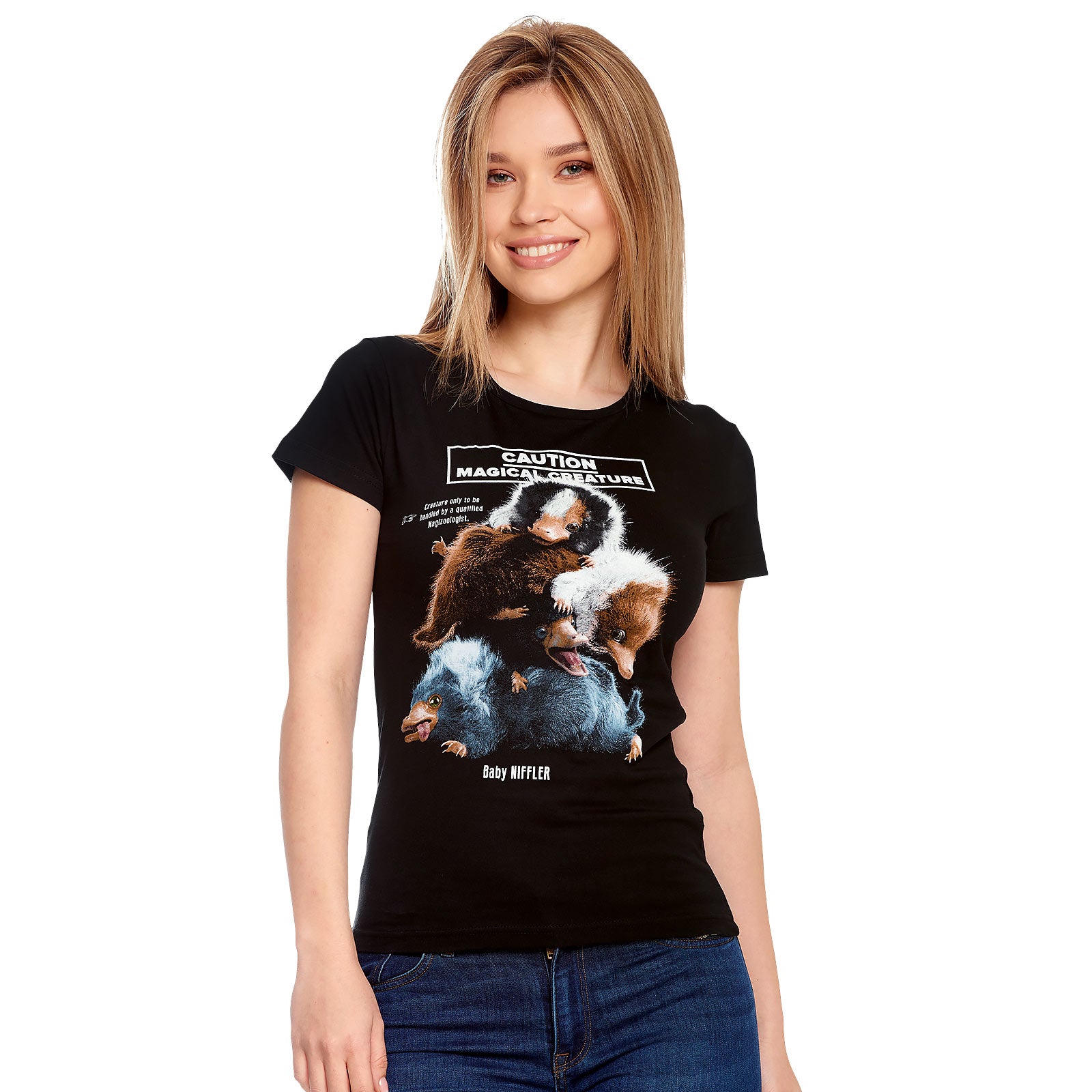 Image produit T-shirt femme Baby Niffler noir - Animaux fantastiques