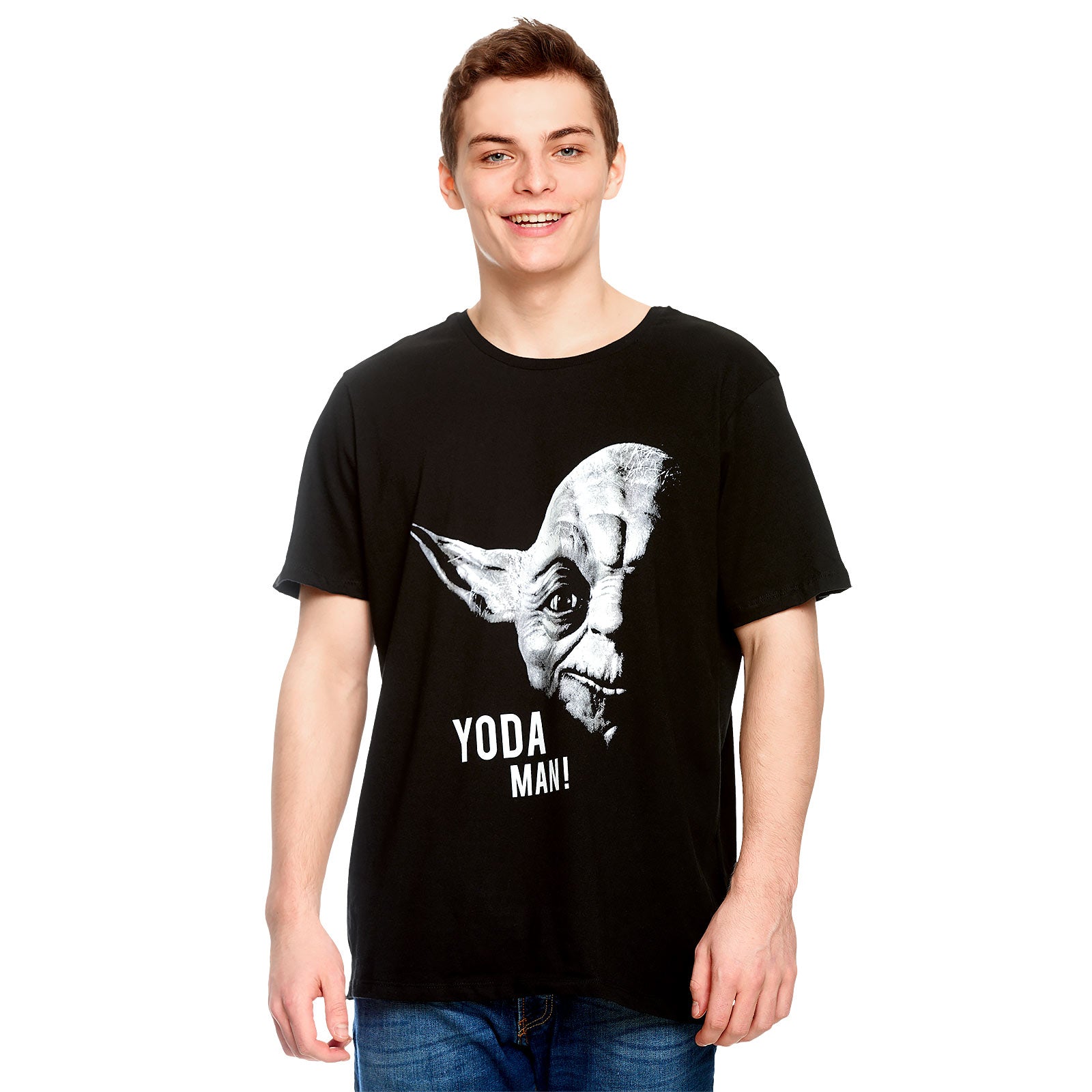 Productafbeelding Star Wars - Yoda Man! T-Shirt zwart
