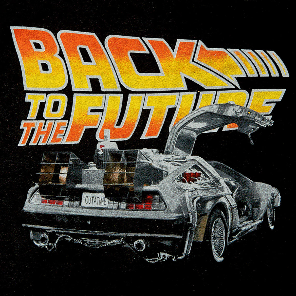 Produktbild Zurück in die Zukunft - DeLorean Hoodie schwarz