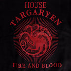 Productafbeelding Game of Thrones - Huis Targaryen Collegejasje zwart-rood