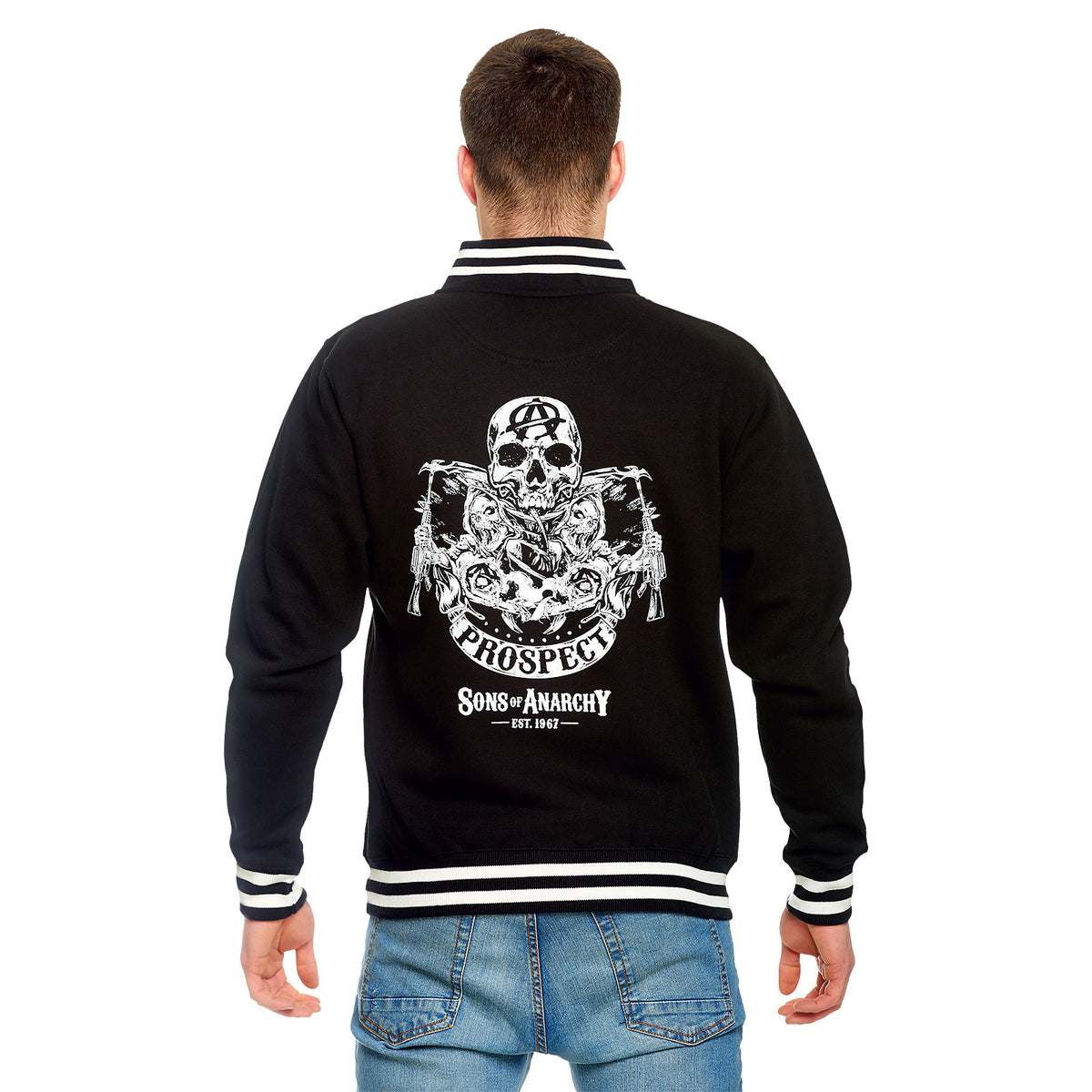 Image produit Sons of Anarchy - Veste de collège Reaper & Prospect noir-blanc