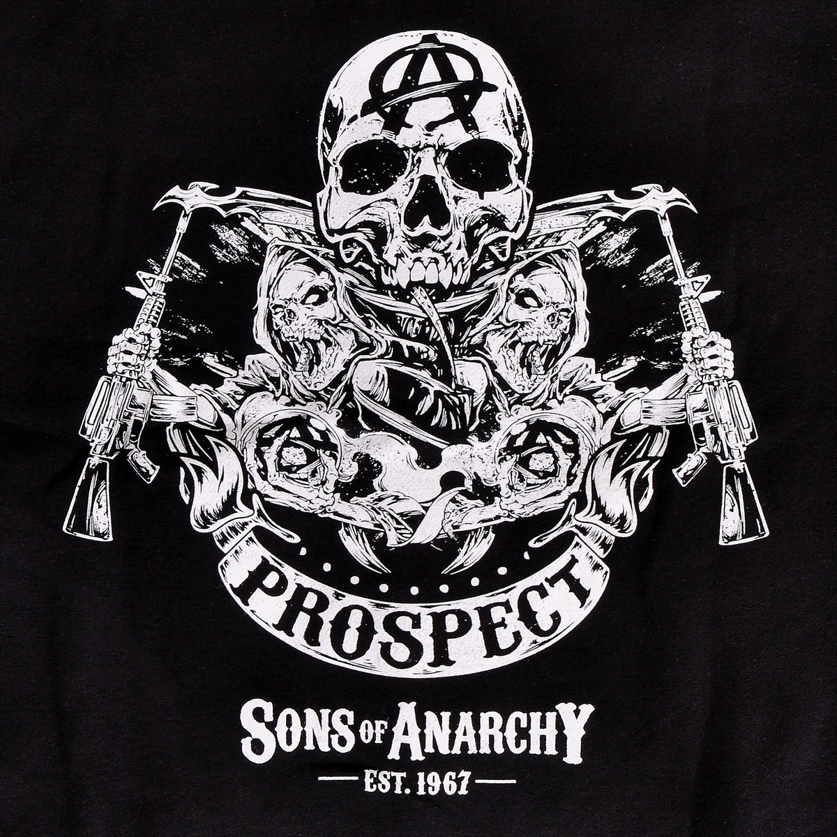Image produit Sons of Anarchy - Veste de collège Reaper & Prospect noir-blanc