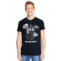 Image produit Doctor Who - Tardis Knock Knock t-shirt bleu
