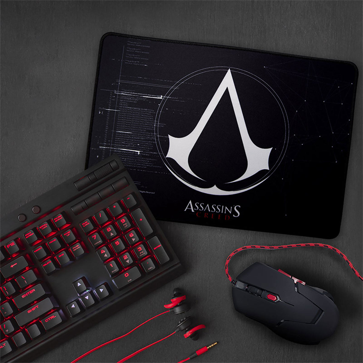 Image produit Assassins Creed - Tapis de souris avec logo
