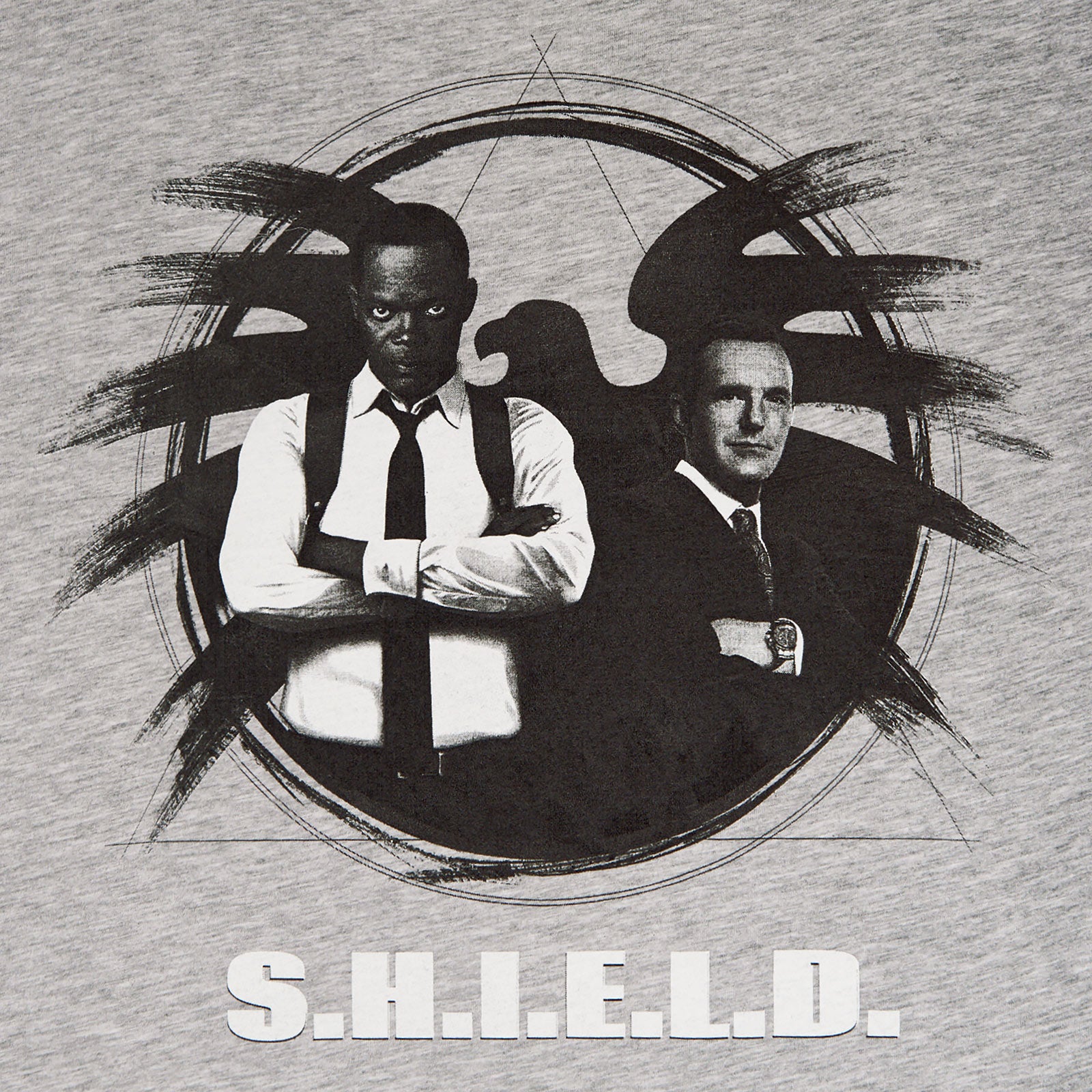 Image produit Captain Marvel - T-shirt Agents S.H.I.E.L.D. Gris