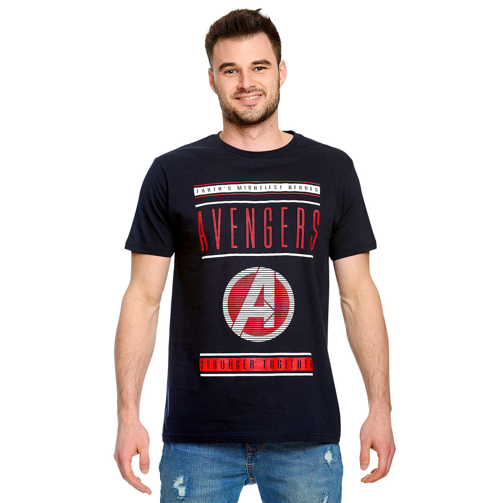 Productafbeelding Avengers - Stronger Together T-shirt blauw