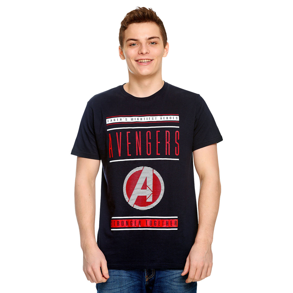 Productafbeelding Avengers - Stronger Together T-shirt blauw
