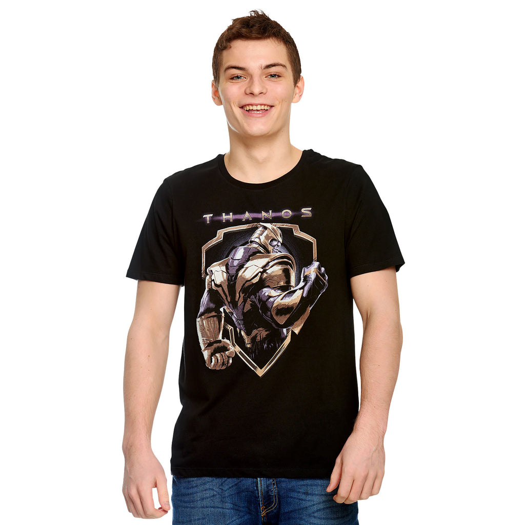 Image produit Avengers - T-shirt Thanos Crest noir