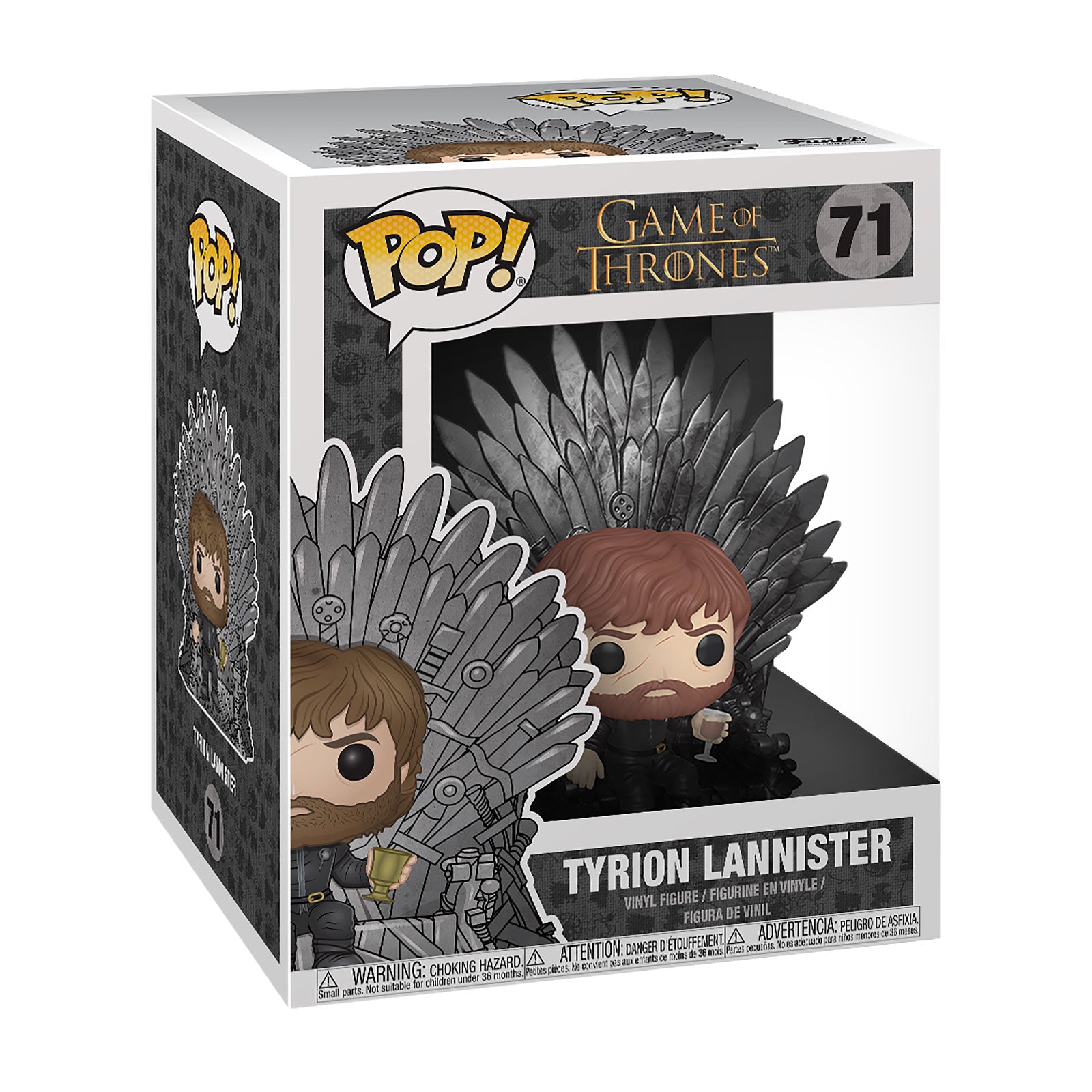 Produktbild Game of Thrones - Tyrion Lannister mit Eisernem Thron Funko Pop Figur